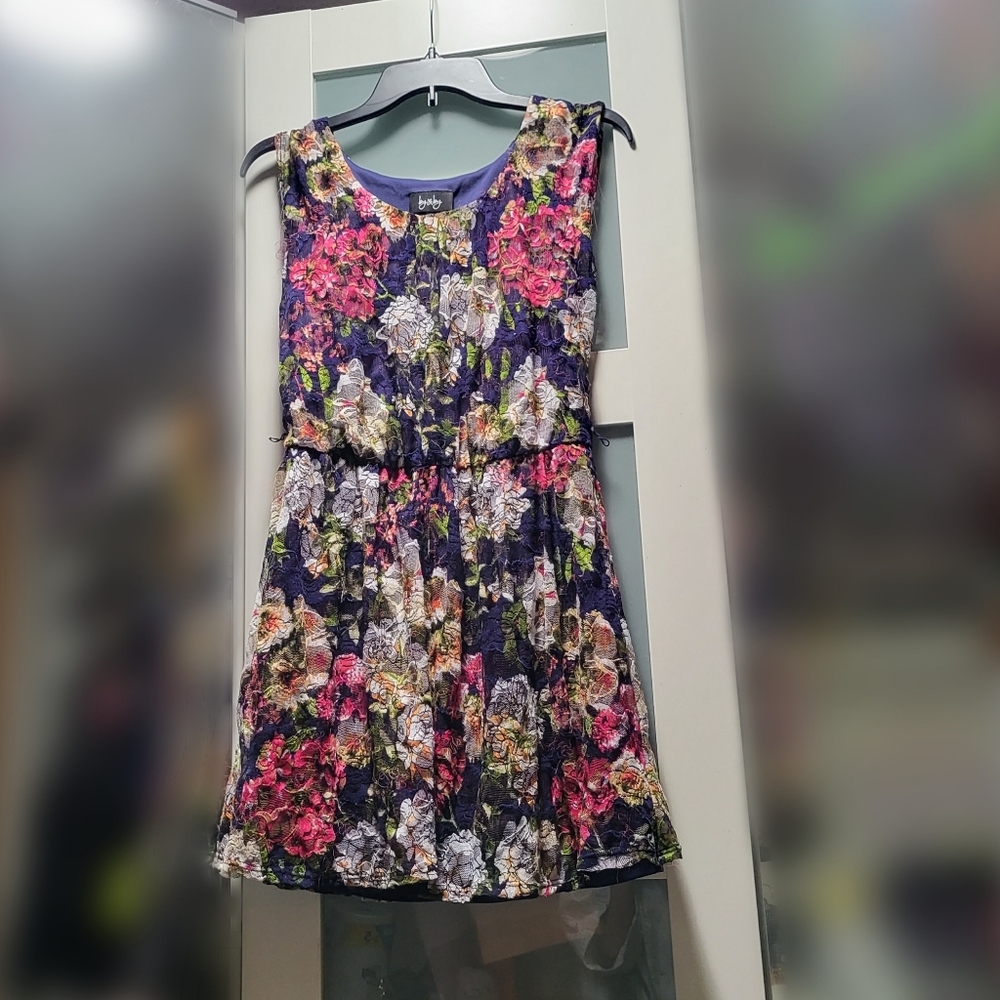 By x By multi coloured floral day dress